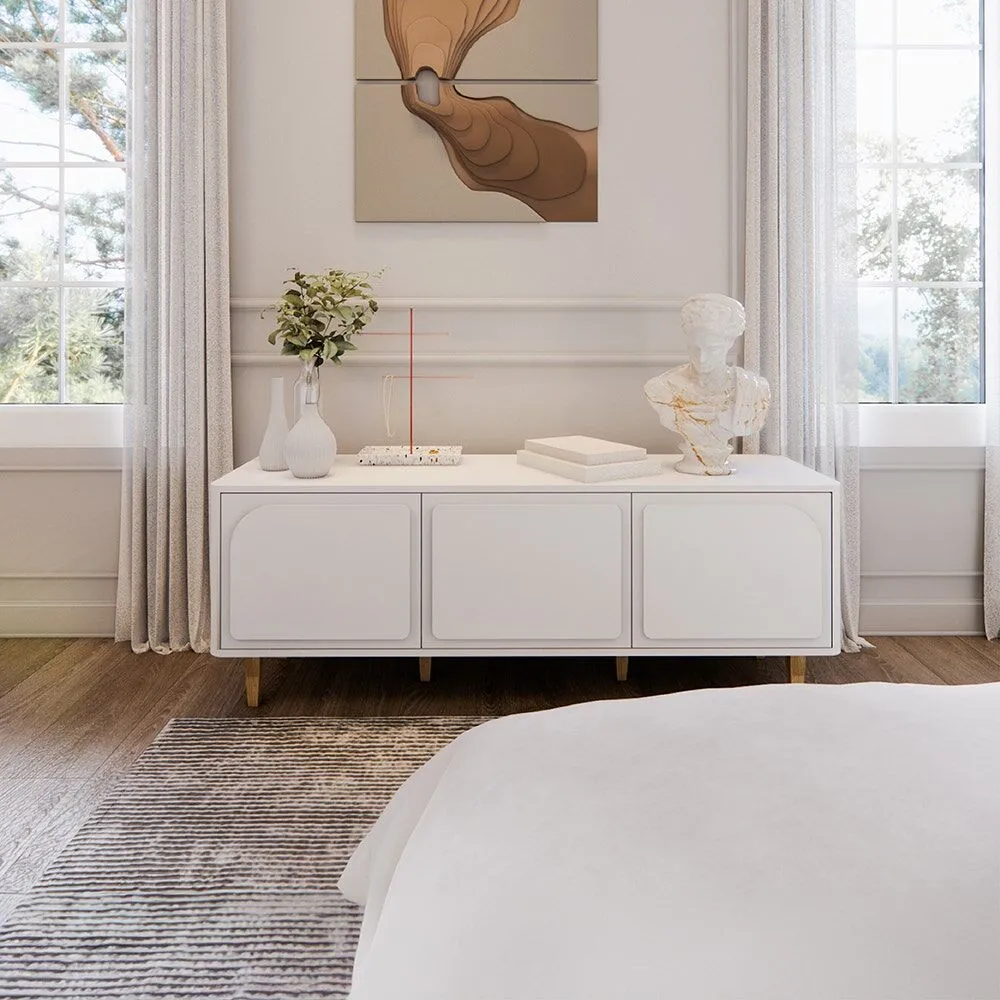 ไซด์บอร์ด 150 สีขาว-ลินเบิร์ก NORDIS