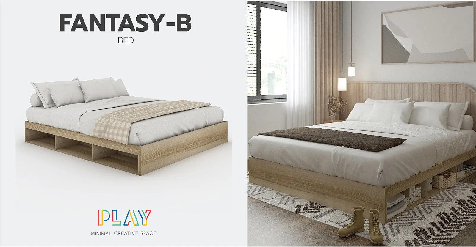 ฐานเตียง 6 ฟุตสีลินเบิร์ก FANTASY-B